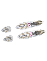 Sports: Rottefella Xcelerator Womens NIS Cross-Country Nordic Ski Bindings (1-Pair), White with Gold Plated - Rottefella