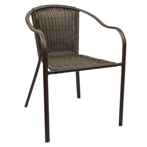 Outdoor Patio Set of 4 Sophie Wicker Dining Chairs