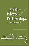 Public-Private Partnerships: Policy and Experience