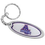 American Eagles Domed Oval Keychain