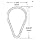 Bobrick 204-1 304 Stainless Steel Shower Curtain Hook (Pack of 12)