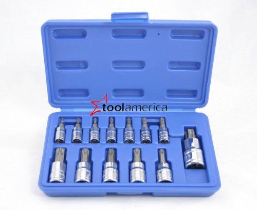 13 pc Torx Tamper Proof Security Socket Bit Set