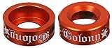 Colony Konka BMX Bike Bar Ends - Tangerine