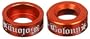 Colony Konka BMX Bike Bar Ends - Tangerine