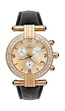 NEW! Aqua Master Men's Two-Row Big Diamond Watch, 3.25 ctw