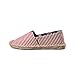 Alexis Leroy Women's Stripe Canvas Flat Espadrilles