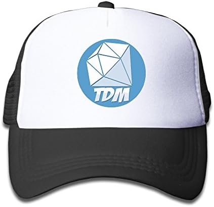 Youtube TheDiamond DanTDM Logo Black Children Adjustable Mesh Hat