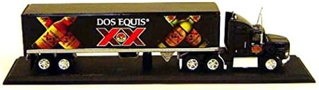 Matchbox Die Cast Dos Equis Ford Aeromax Tractor Trailer Truck # 34827