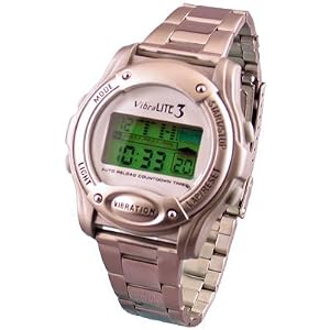 Vibralite3 Vibration Watch Timer Pink