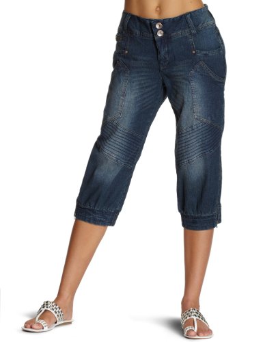 Cream Damen Jeanshose/ Capri & 7/8  61334, Gr. 29/30, Blau (1685) Preisvergleich