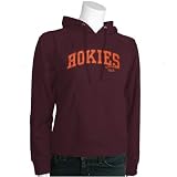 Virginia Tech Hokies Maroon Ladies Arched Lettering Hoody Sweatshirt
