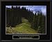 Adventure - Hiking Motivational Framed Art Poster Print by Dermot Conlan, 30x24