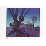 (24x32) Maxfield Parrish Hill Top Farm Winter Art Print Poster