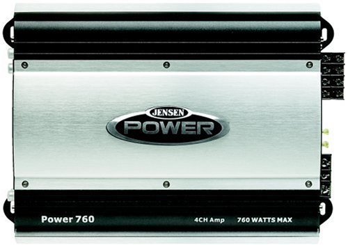 Jensen Power760 4-Channel 760 Watt Amplifier (Grey)