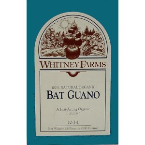 WHITNEY FARMS BAT GUANO 1.5 lbs.