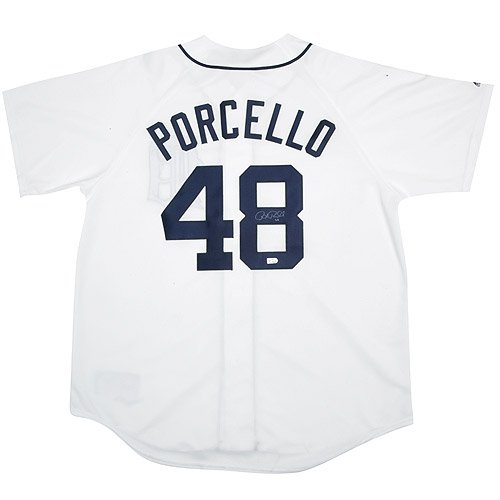 Detroit Tigers Rick Porcello Autographed Majestic Replica Jersey