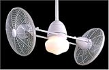 Minka Aire Ceiling Fan F402-WH Gyro Fan - Wet Wall Control White Ceiling Fan 42