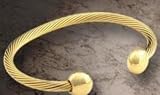 Qray Gold Deluxe Magnetic Bracelet