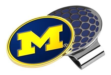 Michigan Wolverines Um Ncaa Hat Golf Clip With Ball Marker