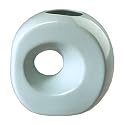 DonnieAnn Ceramic O Vase, Light Blue