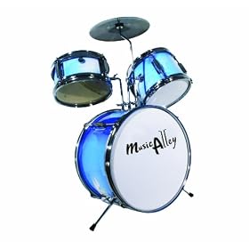 Music Alley Junior Drum Kit - Blue