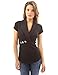 PattyBoutik Women's Shawl Collar Short Sleeve Blouse