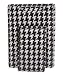 Houndstooth Leather Front Pocket Moneyclip