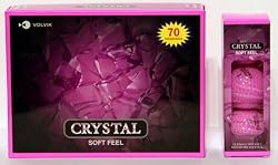 Golf Balls Crystal Soft Feel, Lavender Color, 1 Dozen