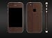 Iphone 4 Mahogany Wood (Wood Series) Full Body Protection By Carboniphone's (Comes with Free Screen Guard and Protective Apple for Ultimate Protection)
