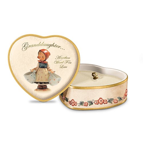 M.I. Hummel&reg; Precious Granddaughter Collectible Porcelain Music Box Gift by Ardleigh Elliott