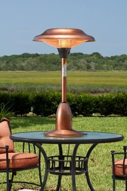 Mojave Sun Table Top Copper Finish Halogen Patio Heater