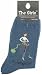 The Girls Socks-Knitting Girl -Denim