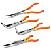 4 Pc Neiko Long Nose Pliers 11"
