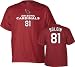 Anquan Boldin Reebok Name and Number Arizona Cardinals T-Shirt - Large