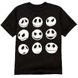 Disney Organic Faces of Jack Skellington Tee