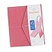 Rolodex Journal, Spiral Notebook, Faux Leather, Snap Close, File Pocket, Resilient Pink, EA - ROL1734453