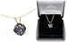 Beautiful SOLID 10k Gold Square Genuine Mystic Topaz Gemstone Pendant Necklace Comes Gift Boxed!