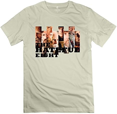 Personalized Men's The Hateful Eight Brand New Organic Cotton Tee Size M Natural