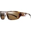 Smith Optics Tactic Premium Lifestyle Polarized Sports Sunglasses/Eyewear w/ Free B&F Heart Sticker Bundle - Mahogany/Brown