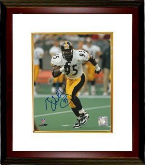Greg Lloyd Autographed/Hand Signed Pittsburgh Steelers 8x10 Photo Custom Framed