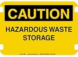10 x 14 Standard Caution Signs- Hazard Waste Storage
