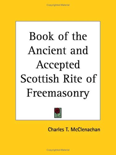 Book of the Ancient and Accepted Scottish Rite of Freemasonry under The Books Store