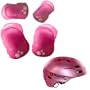 Razor Aggressive Youth Multi-sport Helmet Satin Pink with Sweet Pea Youth Pad Set (Recommended Ages 8-14)
