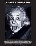 Albert Einstein - Tongue - Poster - Framing Options
