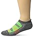 Balega Blister Resist Performance No Show Athletic Running Socks for Men and Women (1 Pair), Charcoal Lime, Small