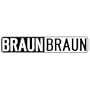 " NEGATIVE BRAUN " STREET SIGN
