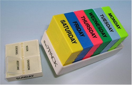 7 Day Pill Pack - Medicine Organizer Dispenser