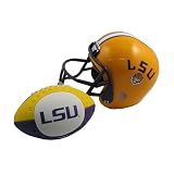 LSU Tigers NCAA Helmet & Football Set