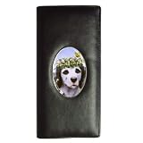 Limited Edition Violano Wallet Checkbook Cover Dalmatian Victorian Butterfly