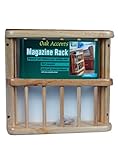 display Camco 43411 RV Oak Accents Magazine Rack